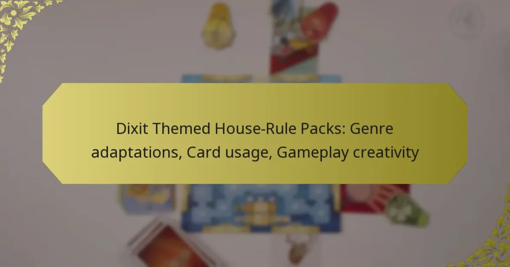Dixit Themed House-Rule Packs: Genre adaptations, Card usage, Gameplay creativity